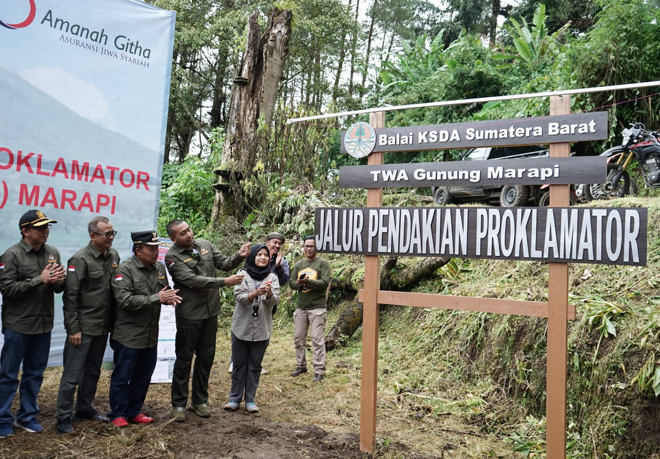 Gunung Marapi Resmi Miliki Jalur Pendakian Proklamator
