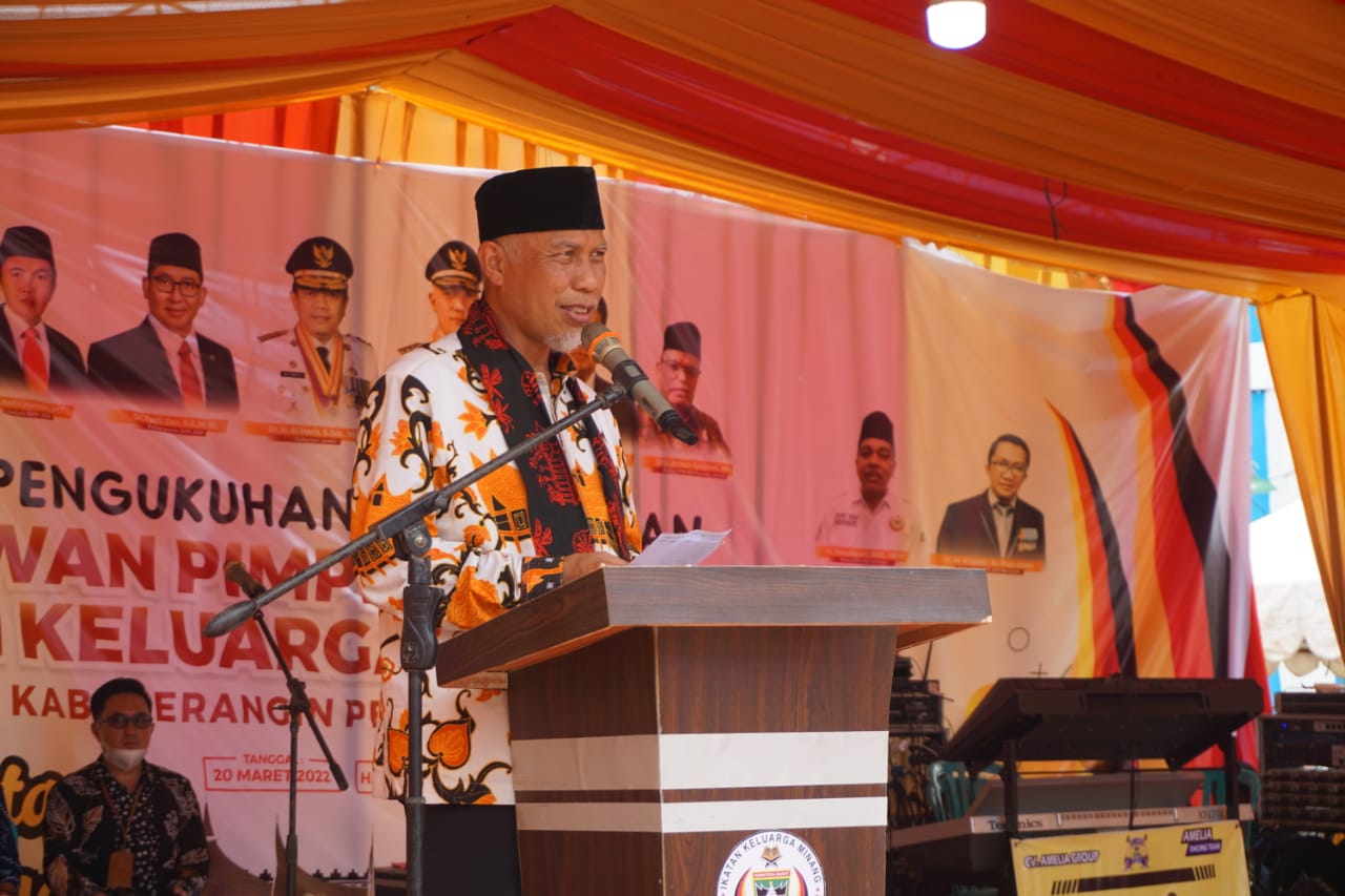 Buya Mahyeldi Lantik dan Kukuhkan DPD IKM Merangin, Provinsi Jambi