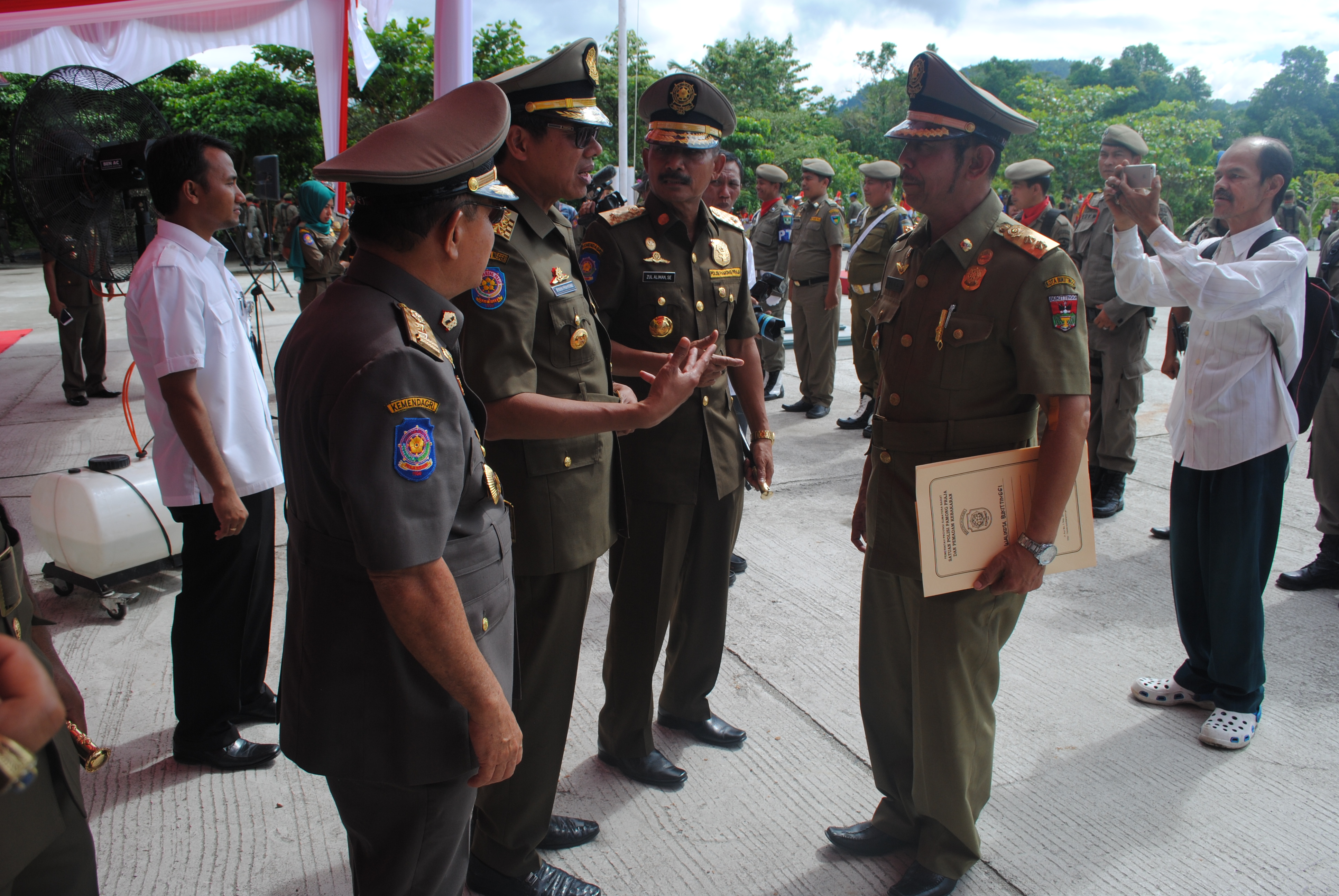 Peringatan HUT Satpol PP dan Satlinmas Tingkat Provinsi Tahun 2017