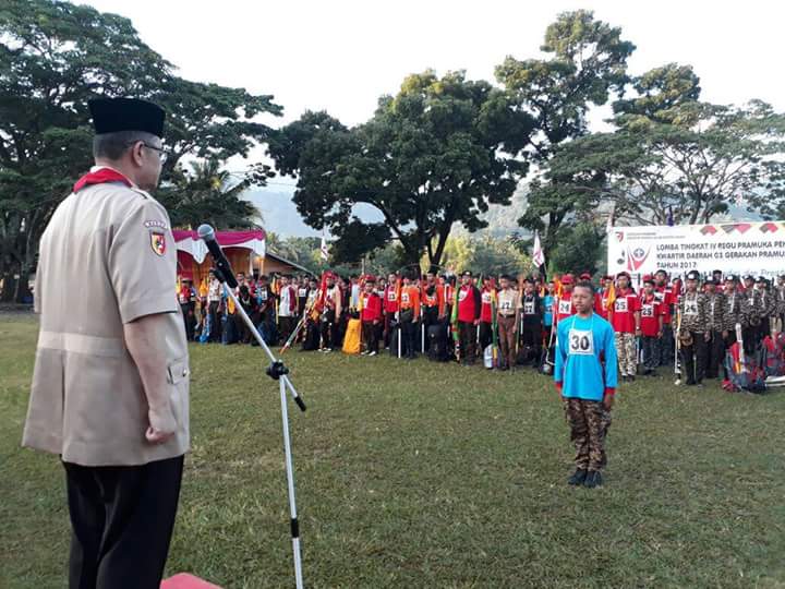 Arahan Wagub Kepada Peserta LT IV Pramuka Penggalang Kwarda Sumbar