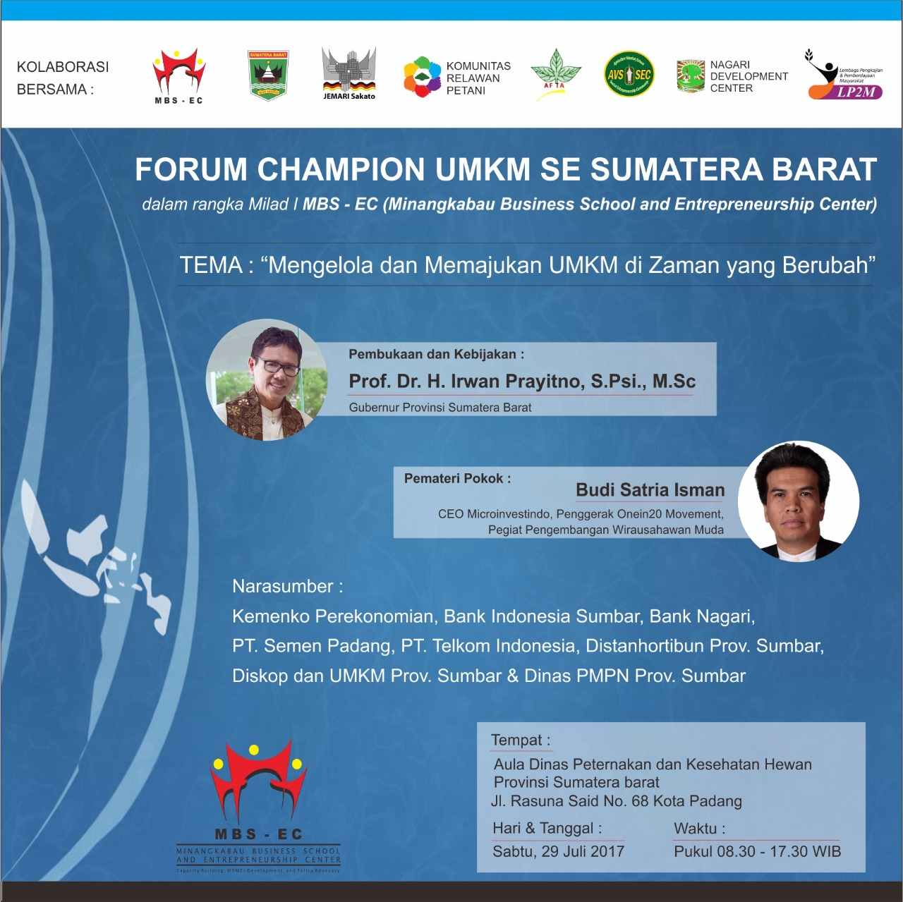 FORUM CHAMPION UMKM SE SUMATERA BARAT 