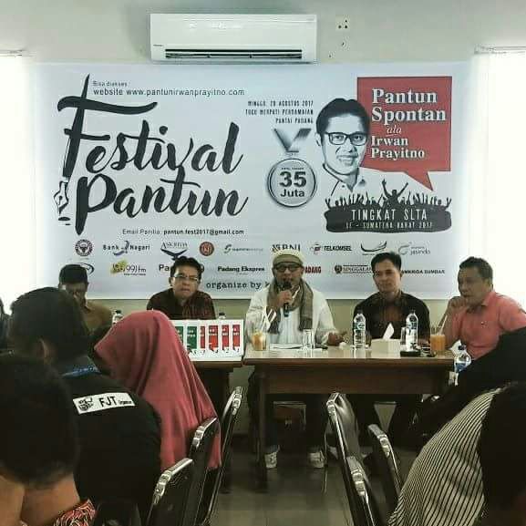 Gubernur Sumbar, 50 Finalis Lomba Pantun Spontan Ala Irwan Prayitno