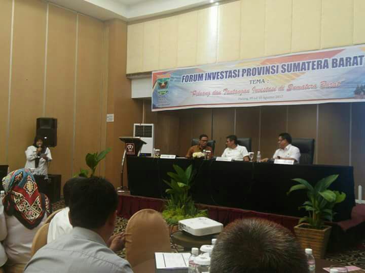 Forum Investasi Provinsi Sumbar 2017 Atasi Permasalahan Permodalan