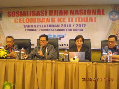 BNSP ADAKAN SOSIALISASI UN GELOMBANG II