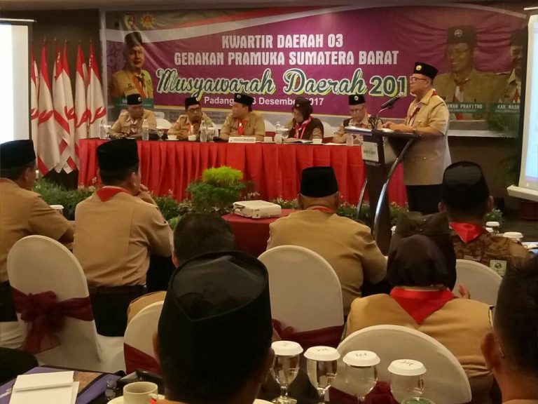 Nasrul Abit Kakwarda Gerakan Pramuka Sumbar