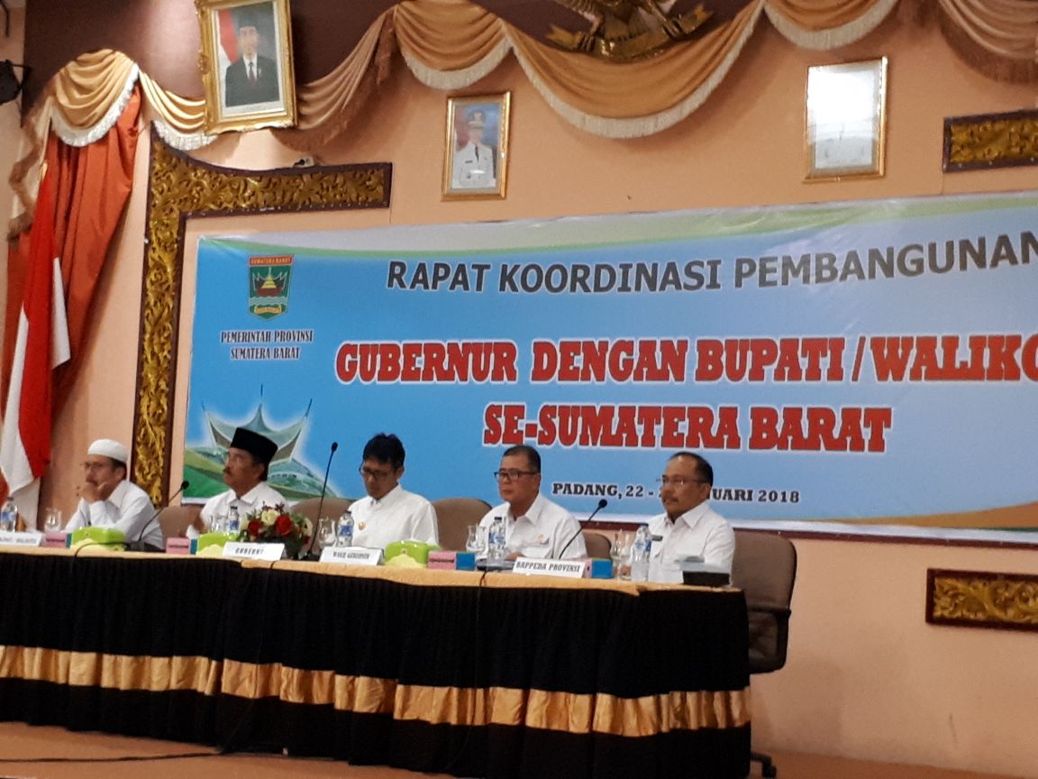 Hari ke-2 Rakor Pembangunan Gubernur dengan Bupati/Walikota se-Sumatera Barat