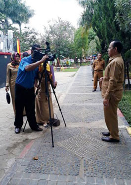 Wakil Walikota Solok Promosikan Perpustakaan Umum Melalui Media TV Kabel