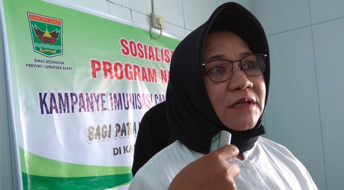 Sumbar Siap Bebaskan 1,5 Juta Anak dari Campak dan Rubella