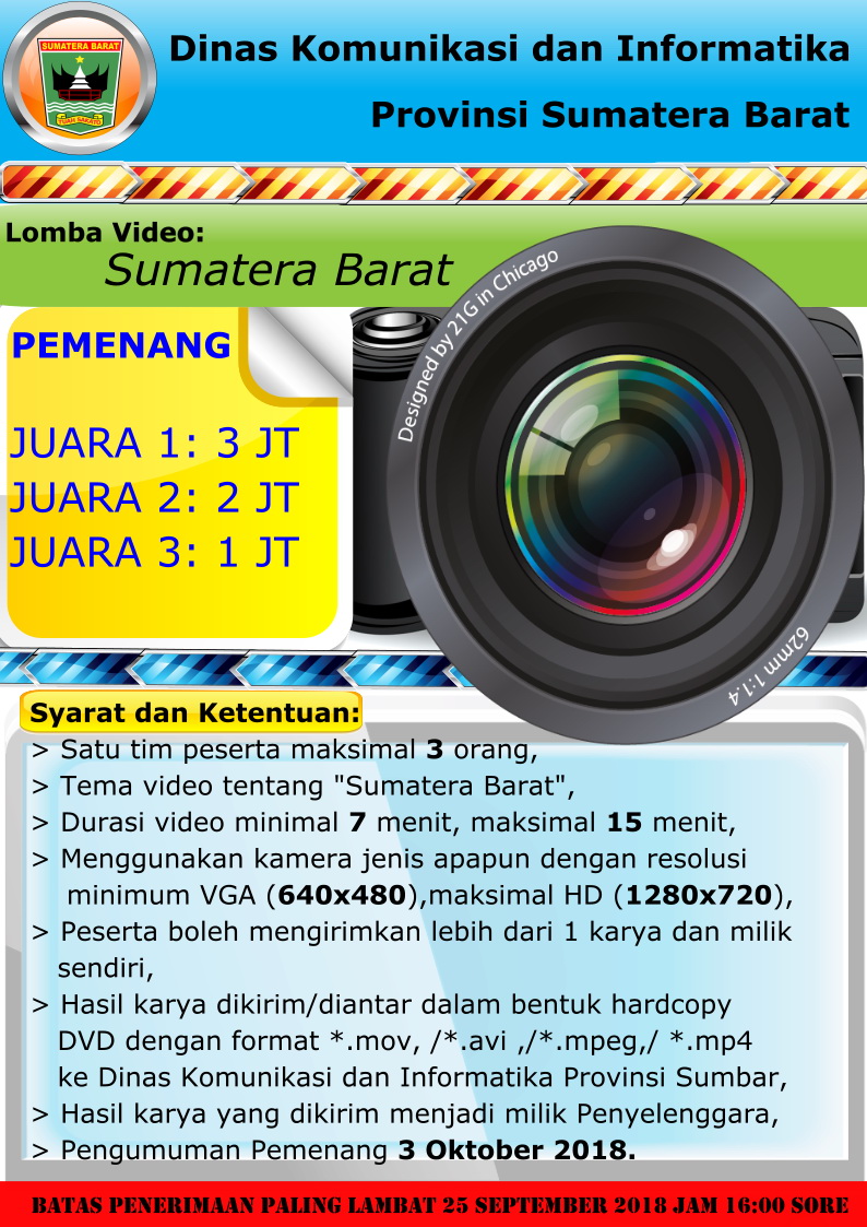 Lomba Video untuk Pelajar & Mahasiswa dengan Tema 