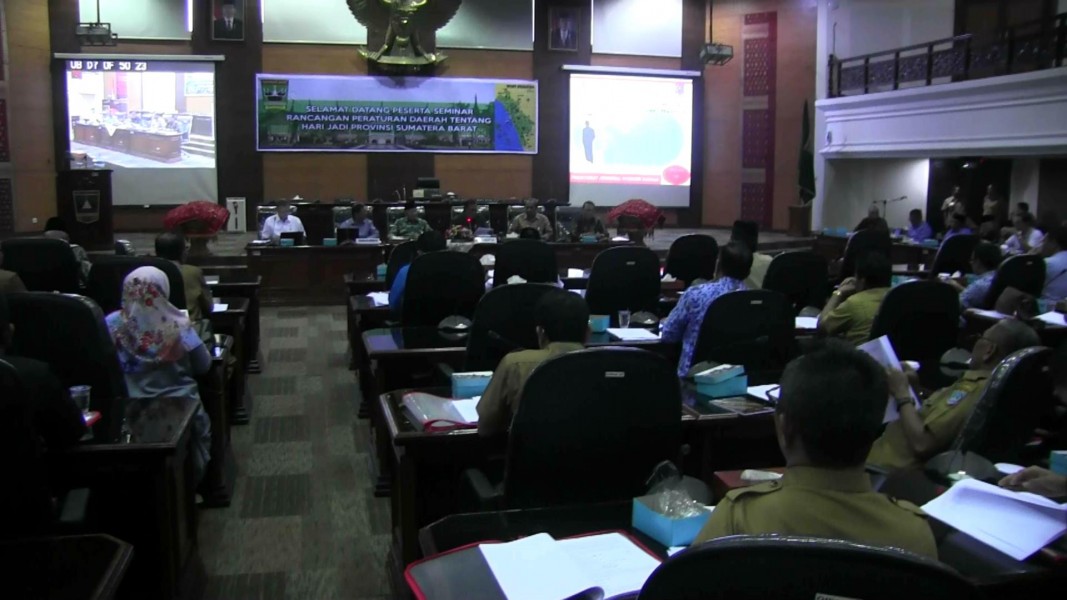 Pembahasan Penetapan Hari Jadi Sumbar Makin Intens, DPRD Gelar Seminar