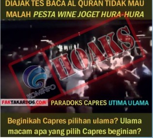 [Hoax] Prabowo Ogah Tes Baca Al Quran Tapi Pilih Pesta Wine Joget Hura-hura