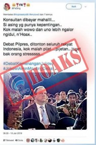 [Hoax] Pria Bule Konsultan Politik dari Prabowo-Sandi