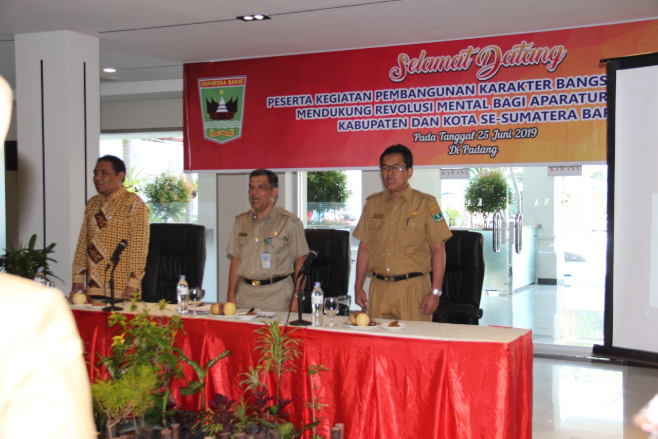 Siap Wujudkan Perubahan Karakter Bangsa, Pemprov Sumbar Dorong Pembentukan Gugus Tugas Revolusi Mental