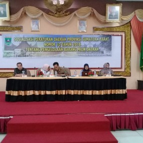 Sosialisasi Perda No. 10 Tahun 2018 tentang Pengelolaan Barang Milik Daerah