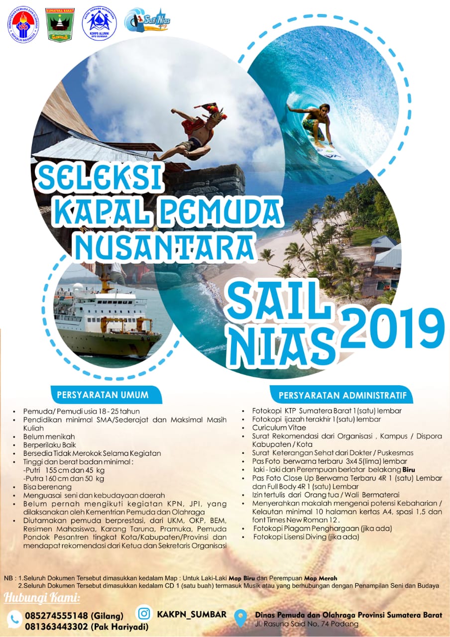 SELEKSI KAPAL PEMUDA NUSANTARA 2019