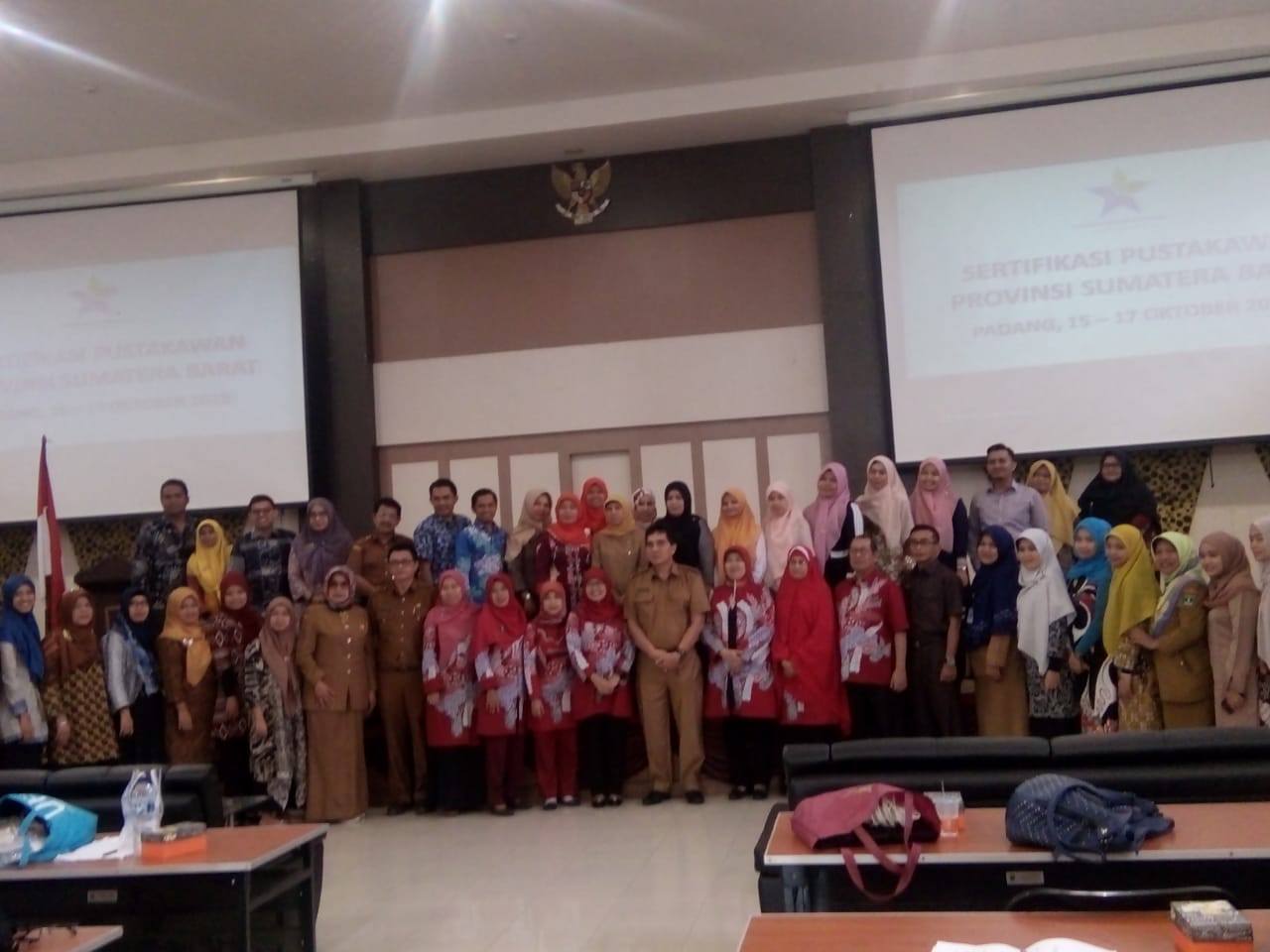 Uji Kompetensi dan Sertifikasi bagi Pustakawan dilingkungan Pemerintah Kabupate/Kota dan Provinsi se-Sumatera Barat. 