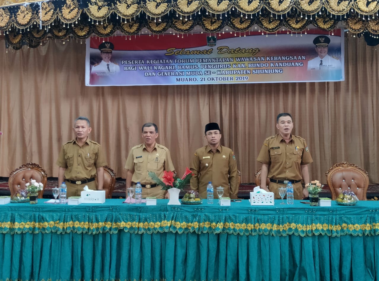 Perkuat Wawasan Kebangsaan, Kesbangpol Sumbar Gelar Forum Pemantapan di Sijunjung