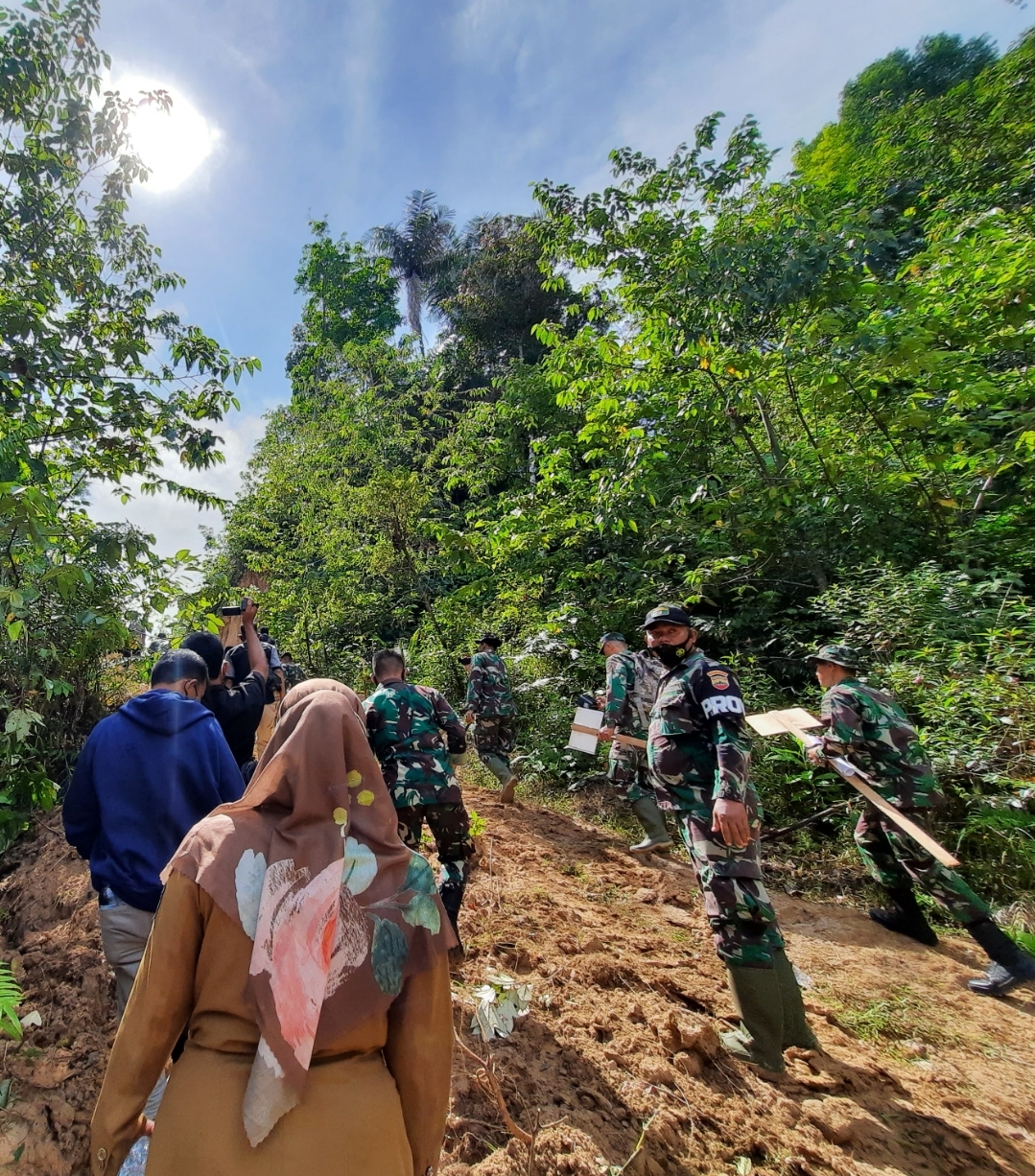 Pembukaan Pra TMMD ke-110 Sumatera Barat Tahun 2021 Dilaksanakan Serentak