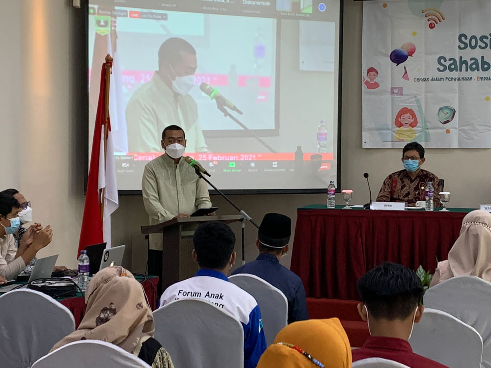 Wagub Sumbar Buka Sosialisasi Internet Pintar Sahabat Anak