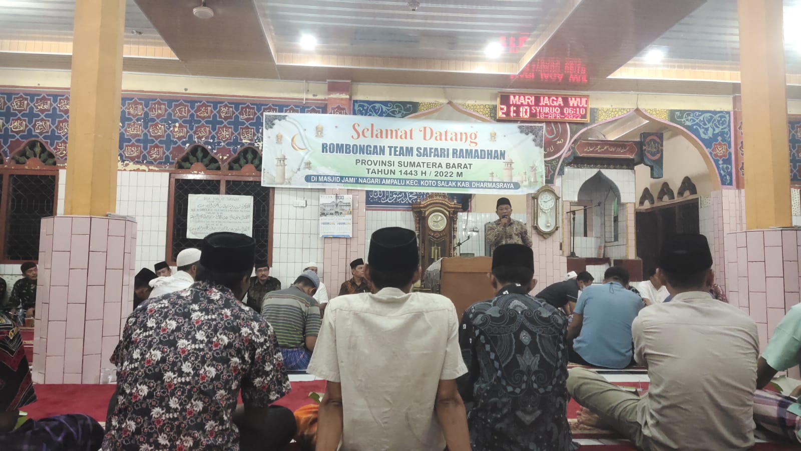 Tim Safari Ramadhan Pemprov Sumbar, Ajak Masyarakat Nagari Ampalu Perkuat Tali Silaturahmi