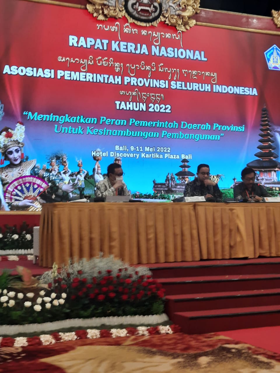 Wagub Sumbar Sampaikan Sejumlah Terobosan Pada Rakernas APPSI 2022 di Bali