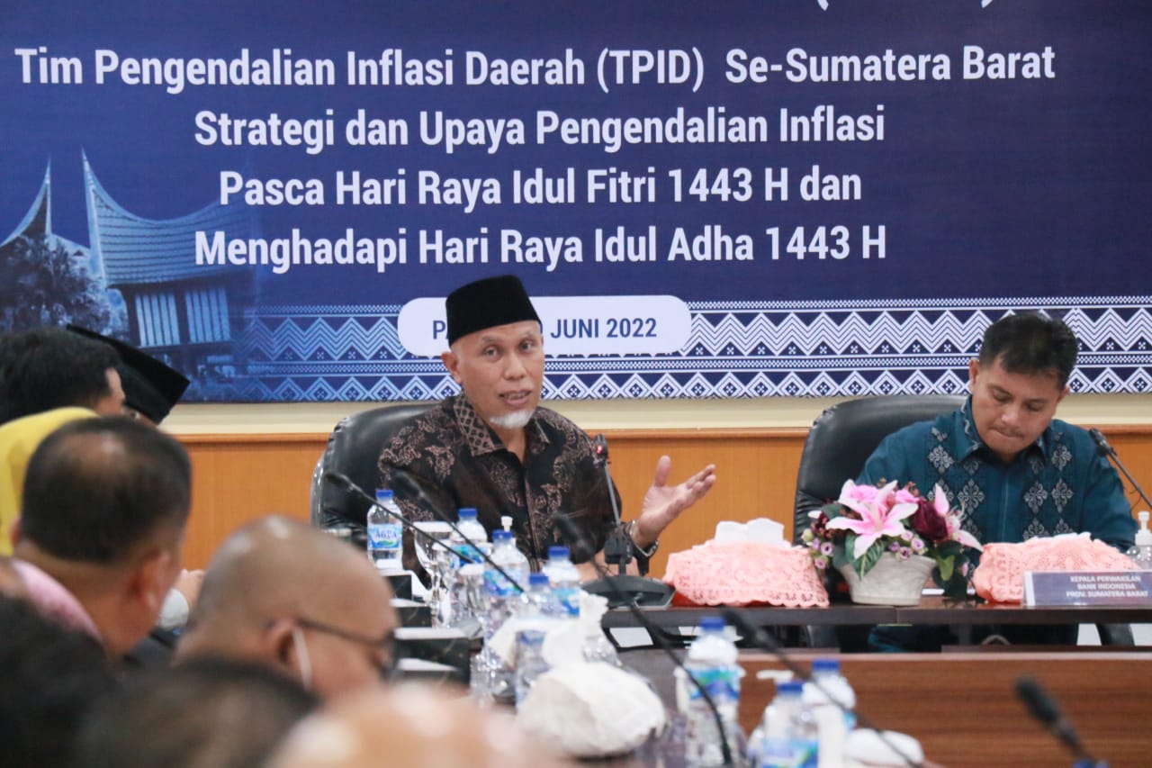 TPID Sumbar Siapkan 10 Langkah Strategis Pengendalian Inflasi