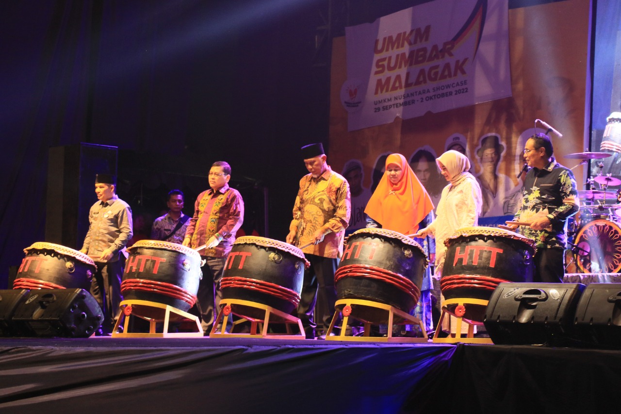 Gendang Sumbar Malagak Resmi Ditabuh, Gubernur Buya Mahyeldi : UMKM Sumbar Harus Go Internasional 