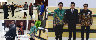 Pelantikan dan Sumpah Jabatan Pejabat di Lingkungan Badan Pendapatan Daerah Provinsi Sumatera Barat