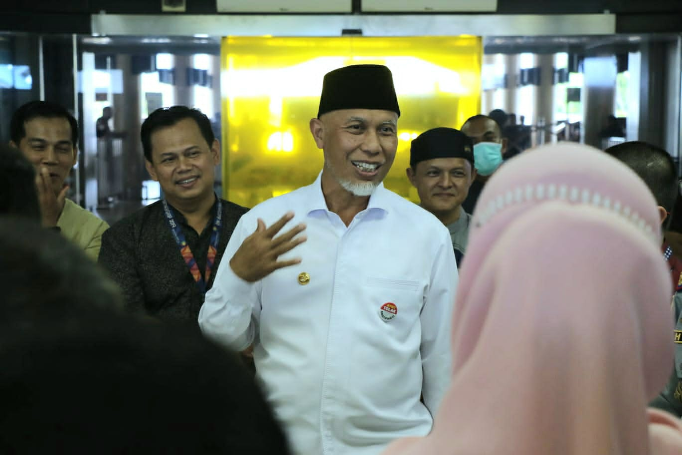 Gubernur Mahyeldi Tinjau Persiapan Penyambutan Tamu MTQ Korpri di Bandara Internasional Minangkabau