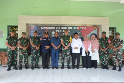 Tim Wasev TNI Kunjungi TMMD ke-115 di Anduriang, Amasrul : Terima Kasih Kerja Keras Prajurit TNI