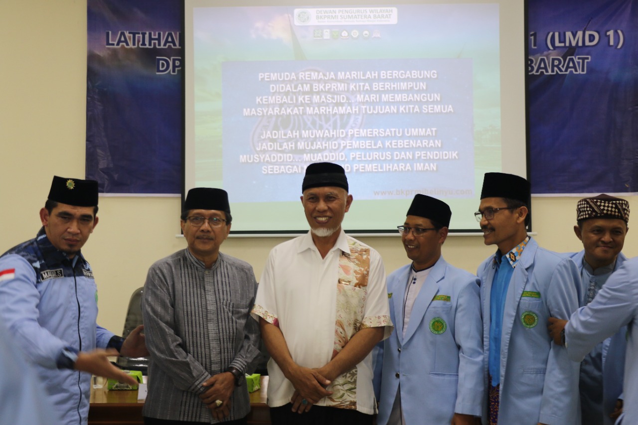 Gubernur Mahyeldi Buka Latihan Manajemen Dakwah BKPRMI Sumbar