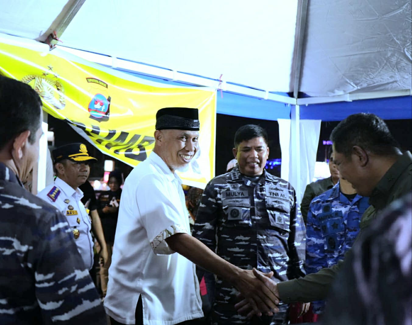 Gubernur Bersama Forkopimda Pantau Suasana Pergantian Tahun di Kota Padang