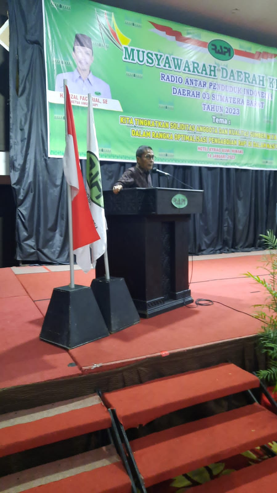 Gubernur Buka Musda ke-VII RAPI Sumbar