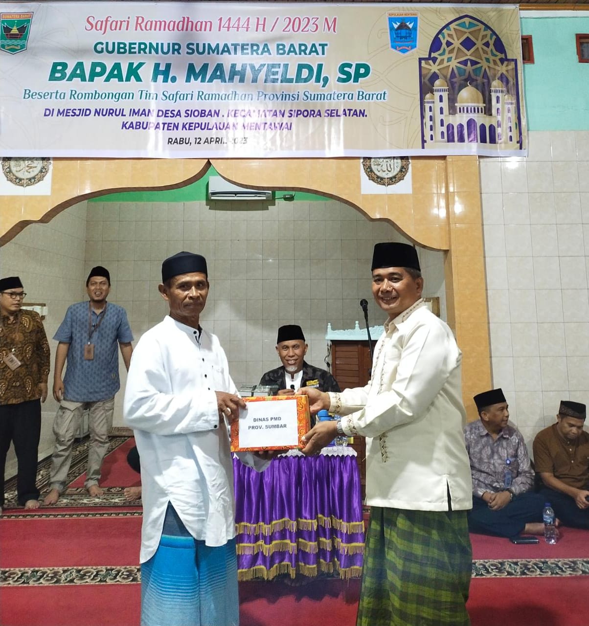 Tim Ramadhan Khusus Gubernur Sumbar Kunjungi Masjid Nurul Iman Sioban