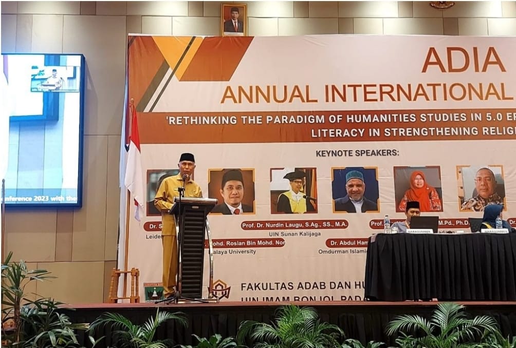 Beri Sambutan di ADIA Annual International Conference 2023, Gubernur Mahyeldi Paparkan Keunikan Budaya Minangkabau