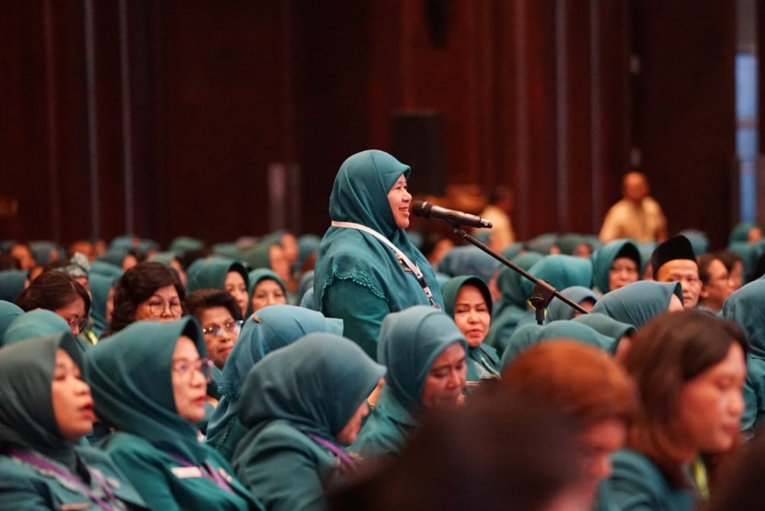 Ummi Harneli Hadiri Rakornas PKK Tahun 2023 di Jakarta, Bahas Soal Stunting Hingga Narkoba 