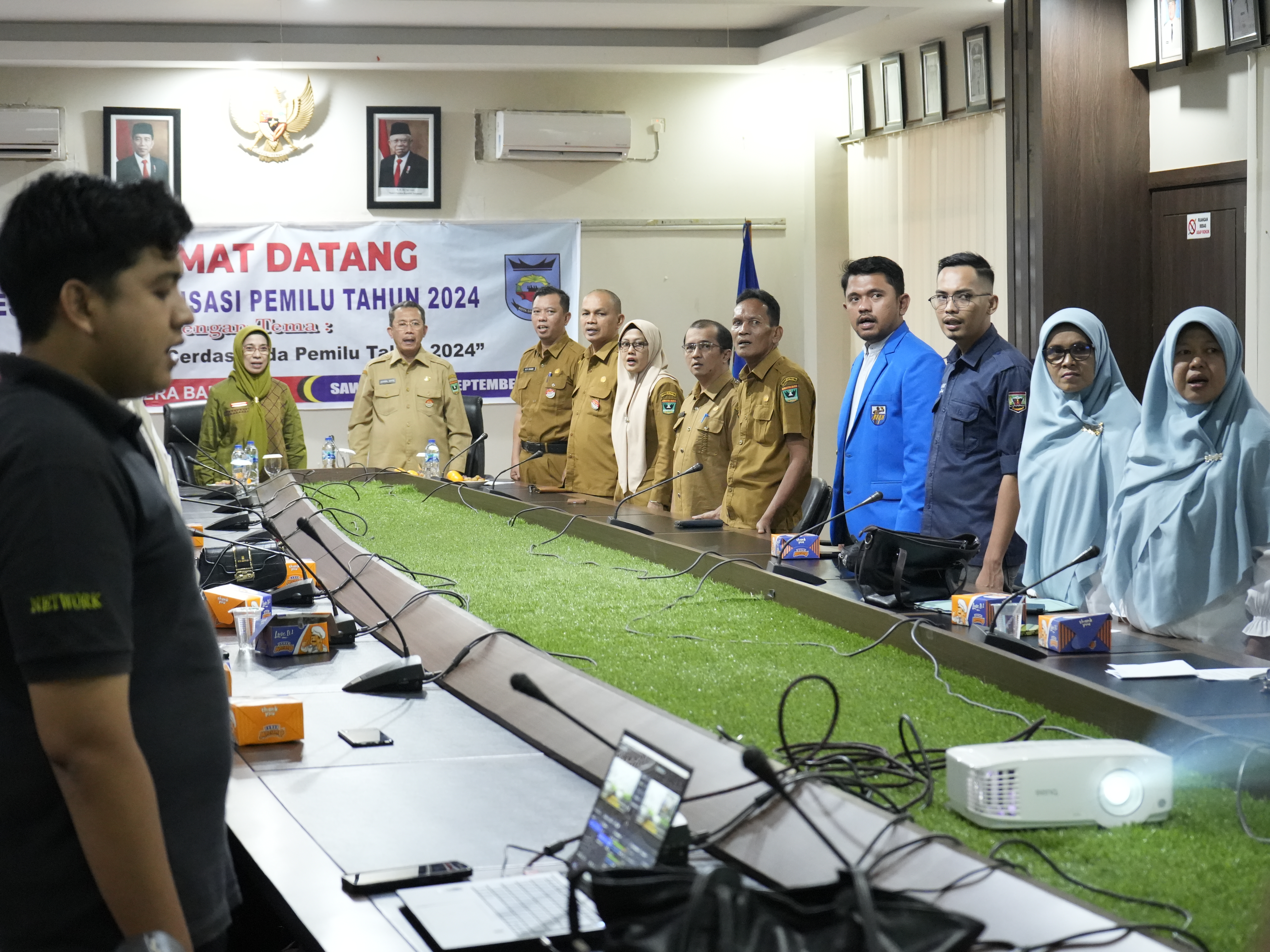 Wujudkan Pemilu Badunsanak, Diskominfotik Sumbar Gelar Sosialisasi di Sawahlunto 