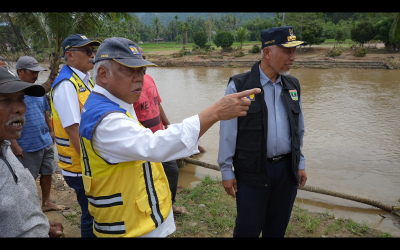 Menteri PUPR Basuki Hadimuljono Tinjau Lokasi Banjir Bandang Pessel