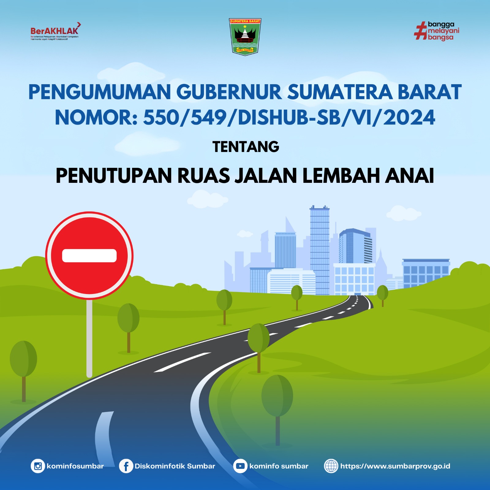 Demi Keamanan dan Kelancaran Pembangunan, Gubernur Sumbar Tegaskan Penutupan Jalan Lembah Anai