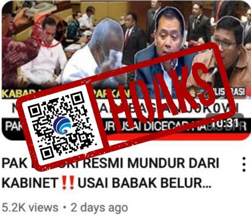 [HOAKS] Menteri PUPR Basuki Hadimuljono Mundur dari Kabinet