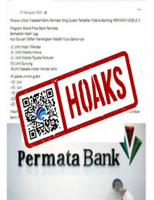 [HOAKS] Pendaftaran Program Grand Prize Permata Bank