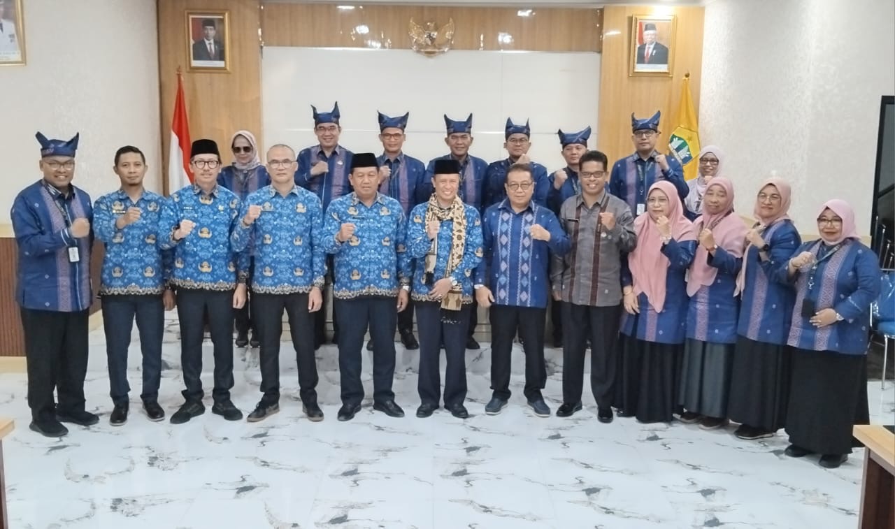 Wujudkan Peningkatan Ekonomi UMKM Melalui Promosi Digital, Peserta PKN II Sumbar Visitasi ke Kota Serang