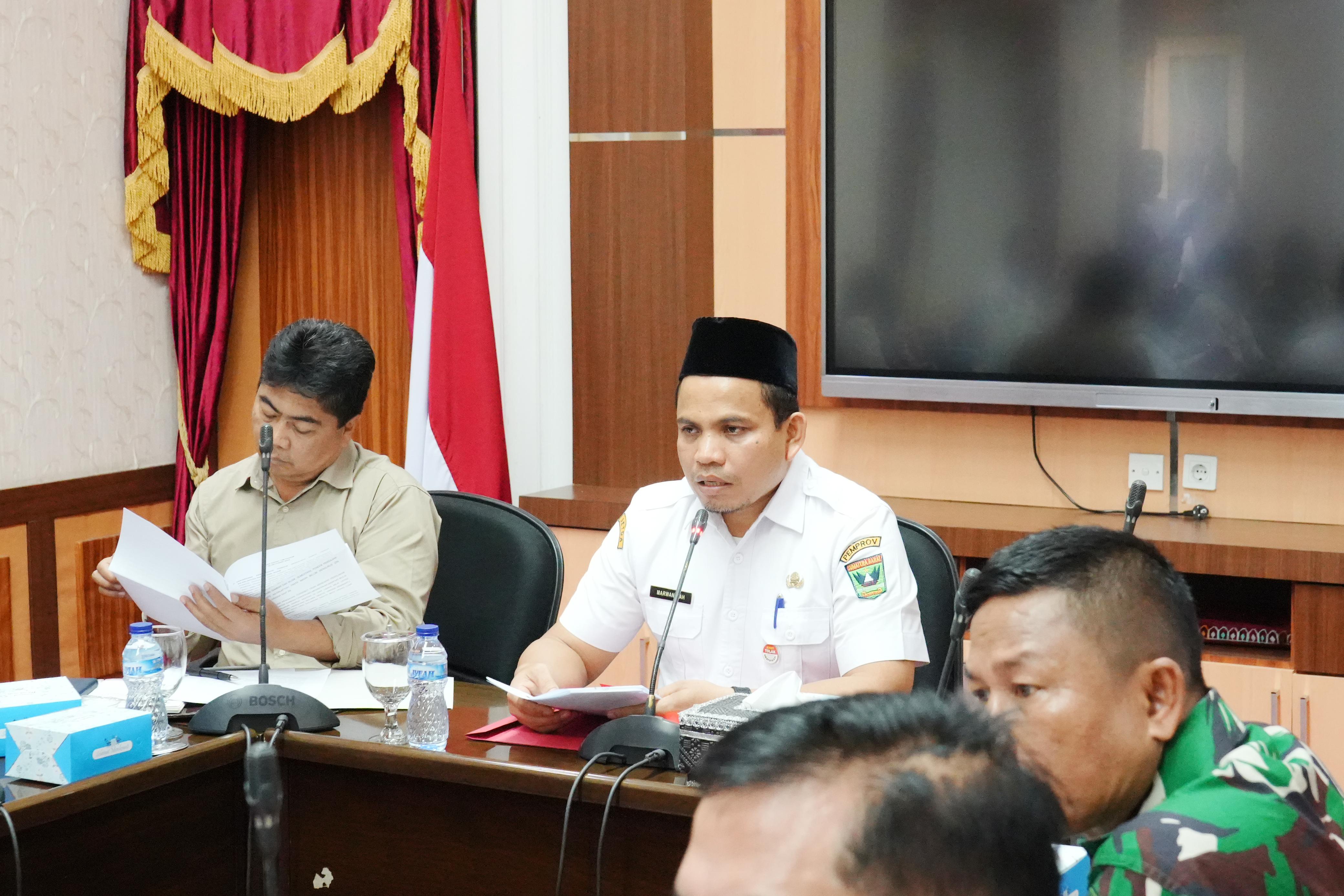 Pemprov Sumbar Gelar Rapat Koordinasi Cegah Eskalasi Potensi Konflik Jelang Pilkada Serentak 2024