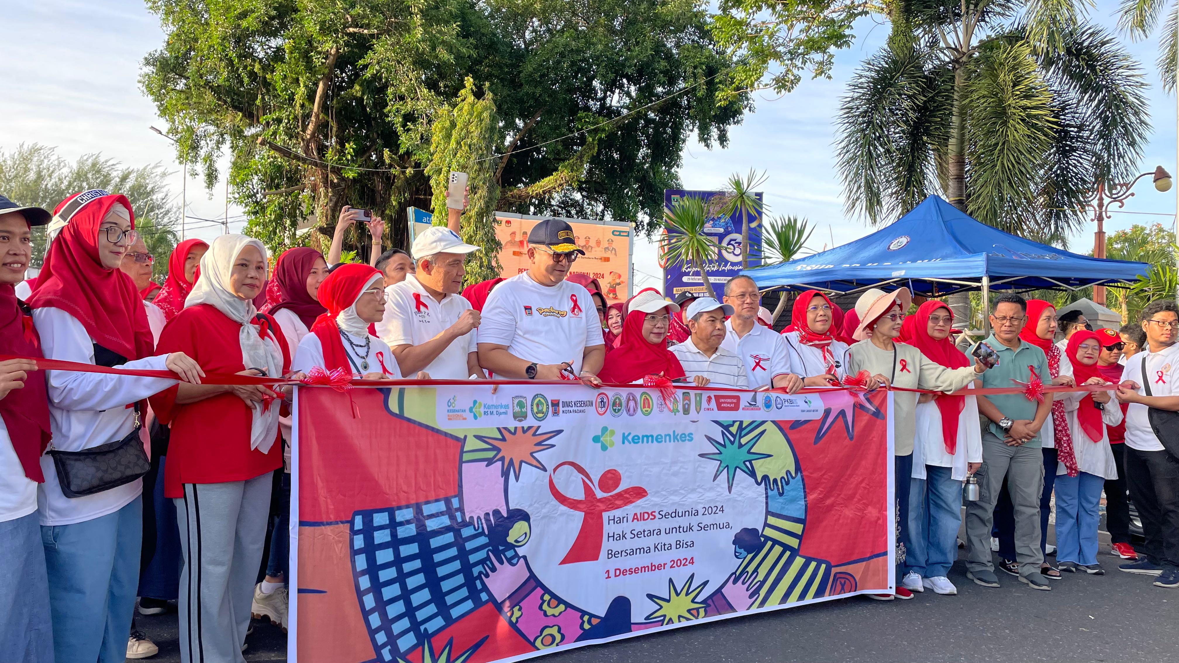 Kolaborasi Hari AIDS Sedunia 2024 di Sumbar Usung Tema Kesetaraan Menghapus Stigma ODHA