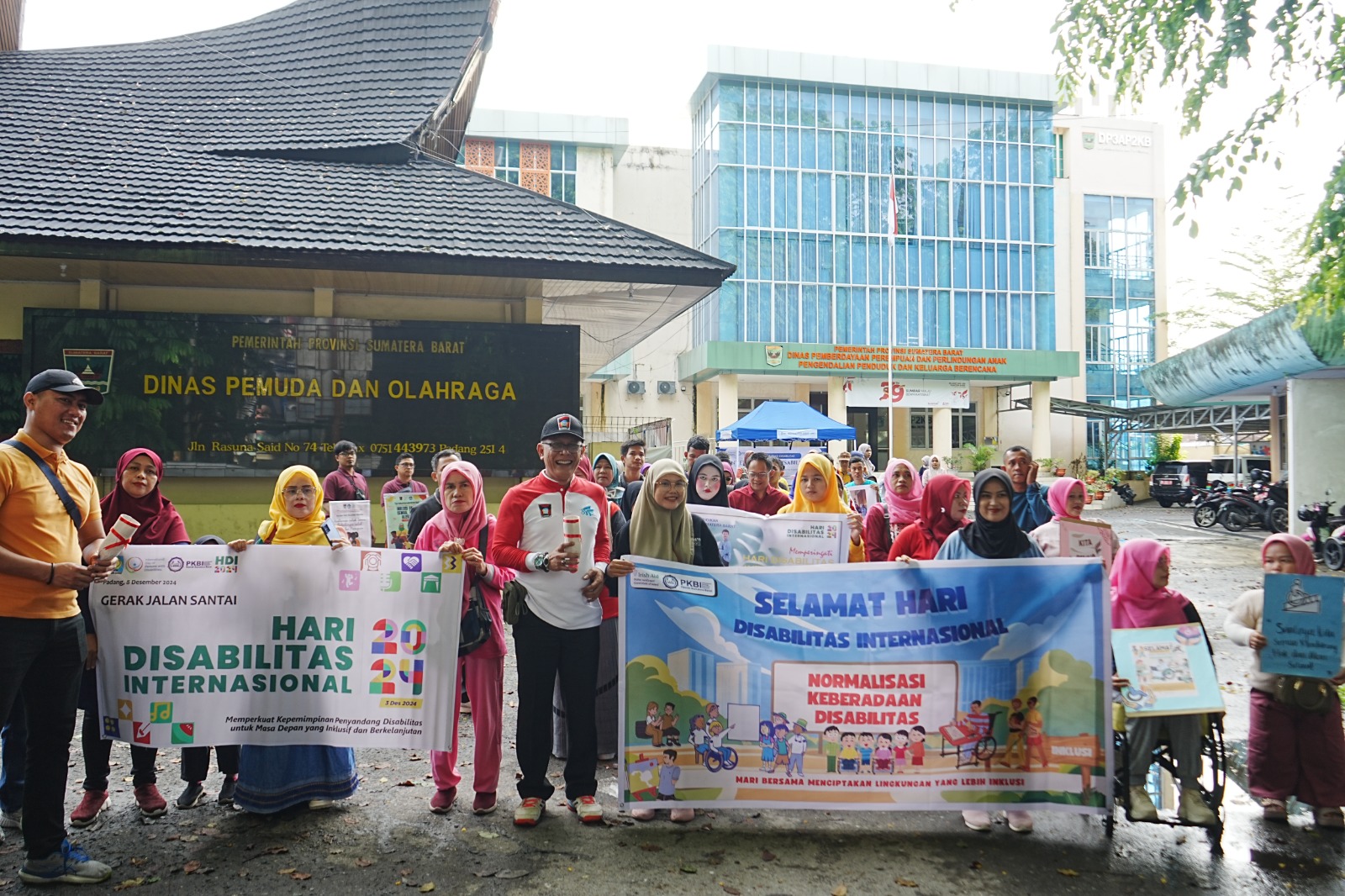 PKBI Sumbar Gelar Longmarch Peringatan Hari Disabilitas Internasional, Perkuat Suara Penyandang Disabilitas