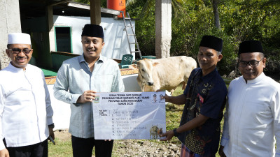 Wagub Sumbar Tebar Kebahagiaan Idul Adha di Kampung Sungai Nyalo